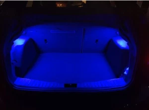 FORD FOCUS/FIESTA HARDWIRE DUAL BOOT LIGHT UPGRADE (6 Colours To Choose From) - Picture 1 of 2