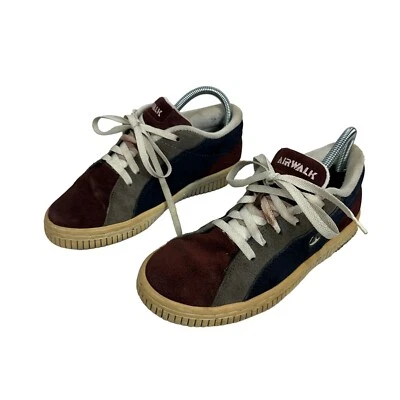 Zapatillas de gamuza Airwalk para mujer talla 5,5 rojas/azules/grises Foto 1 de 4