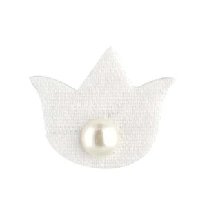 Scotton Gigli con Perla 35 x 30 Mm Adesivi Bianco 12 Pz - Imagen 1 de 1