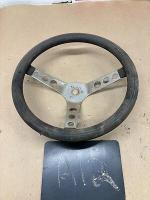 Volante de 3 radios cromado GM FORD DODGE HOT RAT ROD PROJECT usado del mercado de accesorios Foto 1 de 4