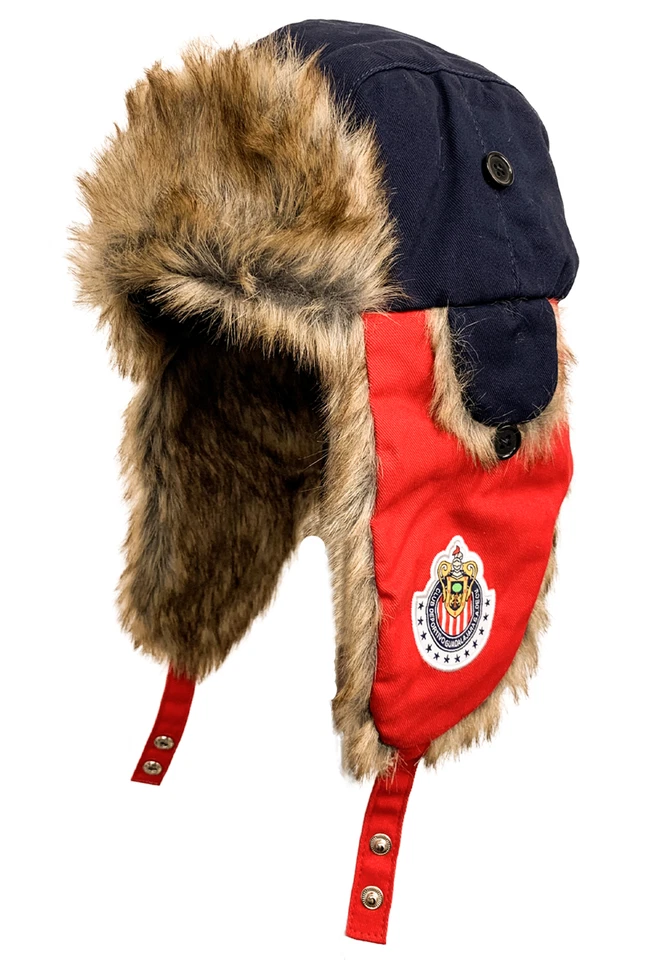 Chivas Trapper Hat - Faux Fur Lined - Icon Sports - Liga MX