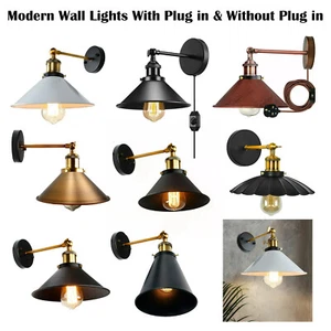 Vintage Wall Light Indoor Wall Lamp Industrial Loft Wall Sconce Fittings E27 - Picture 1 of 57