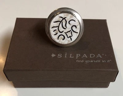 ANILLO SILPADA R2031 TALLA 6 JASPE PLATA ESTERLINA .925 NUEVO  Foto 1 de 4