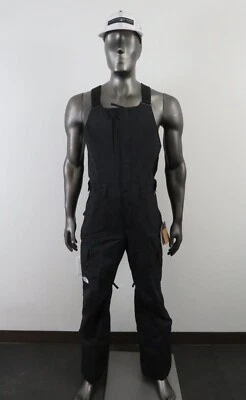 NWT Mens The North Face Freedom Waterproof Shell Ski Bibs Pants - TNF Black - Image 1 of 4