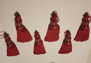 Weihnachten Urlaub Quasten ~~ rot ~~ 10"~~ Kostenloser Versand! - Bild 1 von 4