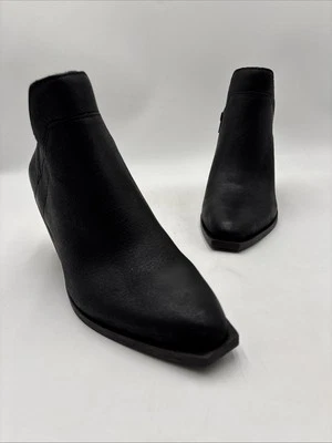 Women’s Crown Vintage Stavie Bootie Black Leather Size 6.5M - Image 1 of 4