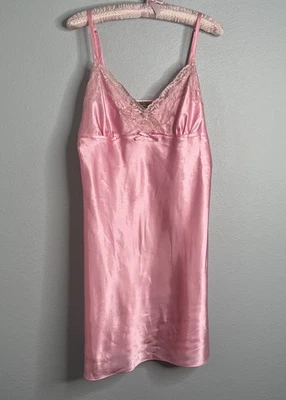 Morgan Taylor Women's L Pink Nightgown Chemise Lingerie Intimates - Image 1 of 4