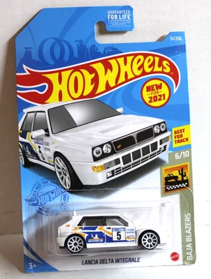 Hot Wheels 2021 Baja Blazers 6/10 Lancia Delta Integrale No51/250 белый - новый - Изображение 1 из 2