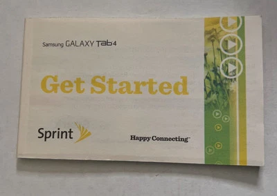 Sprint Samsung Galaxy Tab 4 Manual - Image 1 of 3