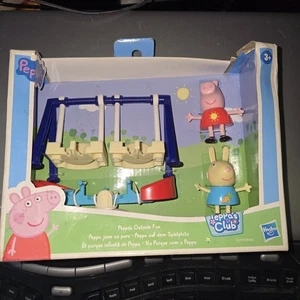 PEPPA PIG Peppa's Adventures Peppa's Outside Fun Playground Playset New in Box - Picture 1 of 8
