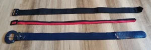 Cinturones de tela para mujer talla mediana 28 30 ancho y regular Astor vintage años 90 lote de 3 - Imagen 1 de 16
