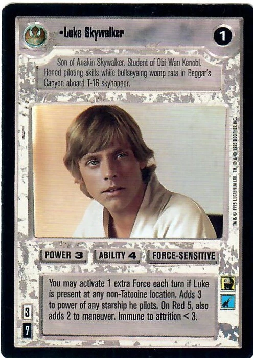 Star Wars CCG 72: Luke Skywalker - Bild 1 von 1
