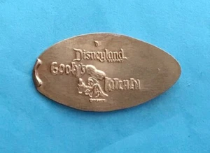 COPPER NOT ZINC GOOFY'S KITCHEN DISNEYLAND HOTEL PRESSED RETIRED PENNY DISNEY - Picture 1 of 4