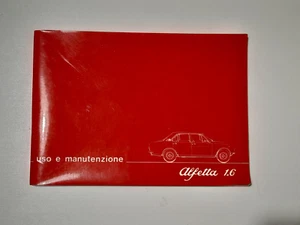 Libretto Uso e manutenzione Alfetta 1.6 Alfa Romeo 1976 - Foto 1 di 3