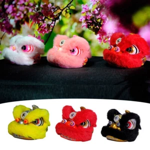 Tradition Lion Dance Ornaments Chinese Style Creative Home Car Decor keychain1pc - Picture 1 of 15