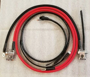 Porsche 944 / 951 Battery Cable and Starter / Alternator Harness Complete Set - Picture 1 of 12