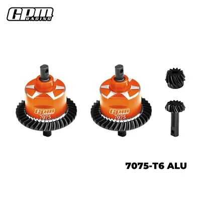 GPM Carbon Steel + 7075 Alloy F&R Complete Diffs TRAXXAS Slash 4X4 XO-01 Jato 4S - Image 1 of 4