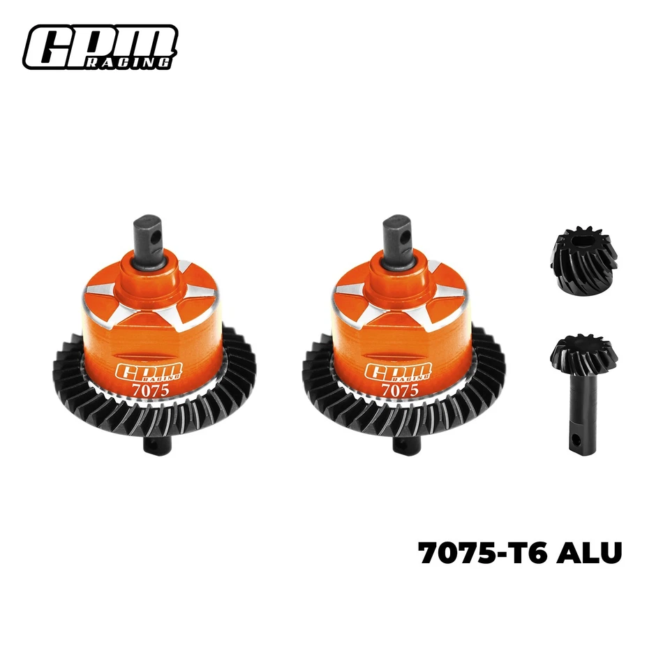 GPM Carbon Steel + 7075 Alloy F&R Complete Diffs TRAXXAS Slash 4X4 XO-01 Jato 4S - Image 1 of 4