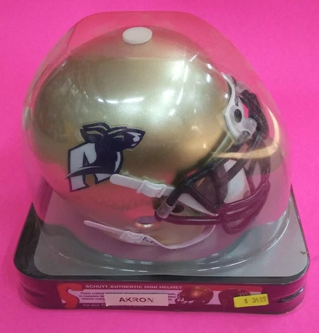 AKRON ZIPPS OLD LOGO THROWBACK SCHUTT MINI HELMET - FAST SHIPPING! Cover