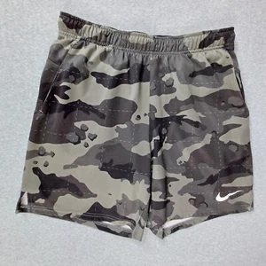 Nike Shorts Mens Large Grey Sports Built in Underwear Training Camoflage - Picture 1 of 11