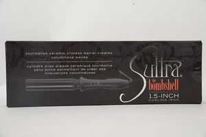 Sultra The Bombshell Clipless Rod Curling Wand, 1.5" Brand New