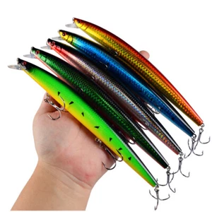 Elritze Angelköder Sets Crankbait Harter Kunstköder Bass Hecht Swimbait - Bild 1 von 28
