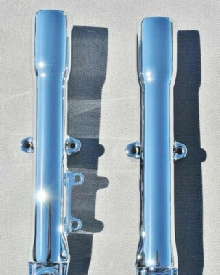 Harley Davidson Heritage FLSTC 2000-2006 Chrome Lower Slider Fork Legs Outright - Image 1 of 4