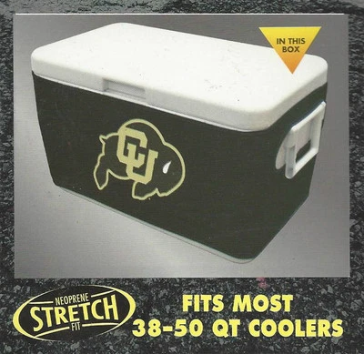 COLORADO BUFFALOES ENFRIADOR COOZIE NEOPRENO PORTÓN TRASERO TLG8 CUBIERTA CAJA DE HIELO UNIVERSIDAD Foto 1 de 3