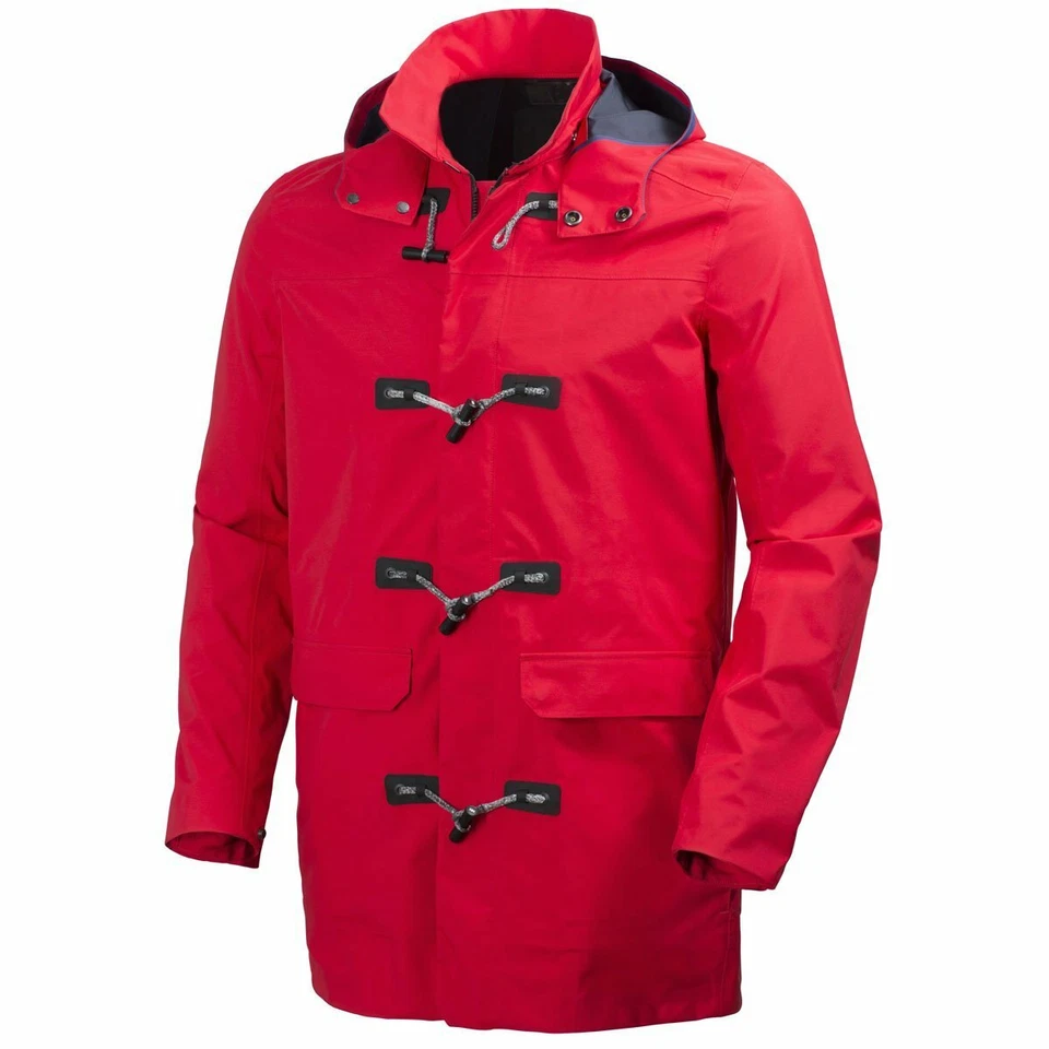 Helly Hansen Men's 2016 Ask Canvas Duffel Coat, Flag Red - Image 1 of 1