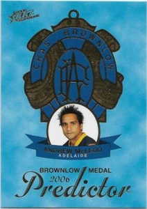 2006 Select Supreme Brownlow Predictor (BP2) Andrew McLEOD Adelaide #057 :::: - Picture 1 of 2