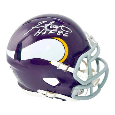 弗兰·塔肯顿签名名人堂 86 铭文明尼苏达维京人复古 61-79 速度 — 第 1/3 张图片