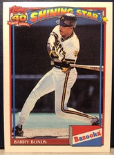 1991 Topps Barry Bonds NM+ (7) Bazooka Shining Star #1