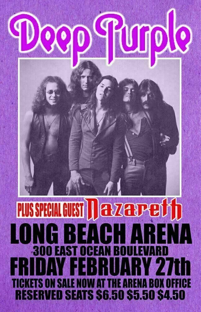 Reproduction Deep Purple Memorabilia for sale | eBay