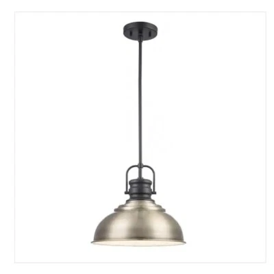 Decoradores para el hogar Shelston 13 pulgadas  Colgante de oro con pantalla metálica ¡LEER DESCRIPCIÓN! Foto 1 de 4