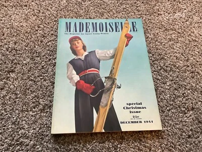 Mademoiselle Magazine December 1941 Special Christmas Issue No Label Foto 1 de 4