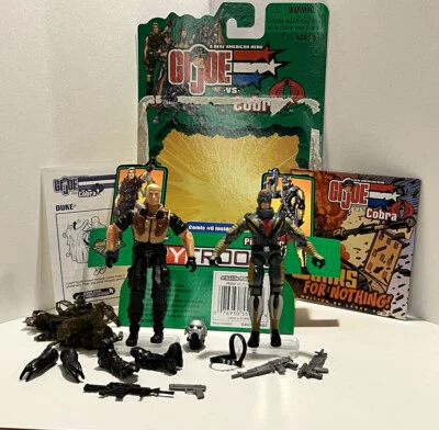G.I. 2003 Figuras de acción completas Joe vs Cobra Spy Troops Duke & Pit Viper ARAH Foto 1 de 2