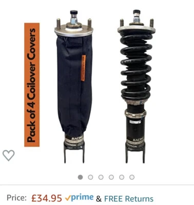 Juego de 4 Cubiertas Coilover Impermeables Protectores Caterham Seven Aerial Atom X-Bow - Imagen 1 de 4