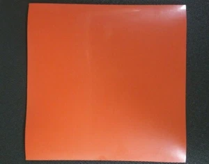 Silicone Rubber Sheet US Hi-Temp Red -(2 Pcs)- 1/8''Thick x 4" x 4" Sq Pad  60D - Picture 1 of 7