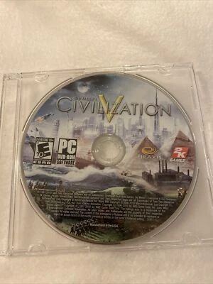 Sid Meiers Civilization V PC CD-Rom Firaxis 2012 Everyone Vintage - Image 1 of 3