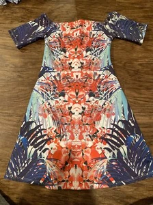 AQUA GIRLS teen tween Floral party dress size XS - Picture 1 of 3