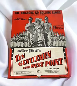 Partituras Caissons Go Rolling Along Ten Gentlemen From West Point O'hara 1921 - Imagen 1 de 12