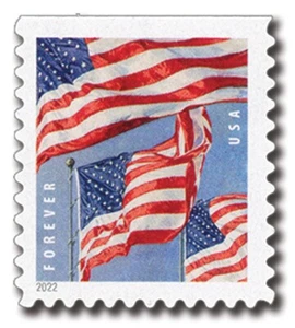 Estampilla única US Scott # 5659 MNH, 2022 banderas (APU) del folleto - Imagen 1 de 1