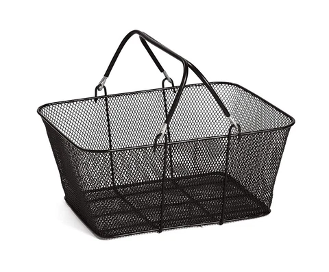 Black Metal Shopping Basket Cover