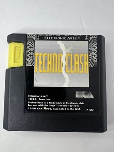 Techno Clash (Sega Genesis, 1993) Authentic Tested Working Clean Cart Only - Bild 1 von 9