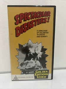 Spectacular Disasters! VHS Video Tape (1990) - VGC - Rated G - PAL Gold Edition - Picture 1 of 7