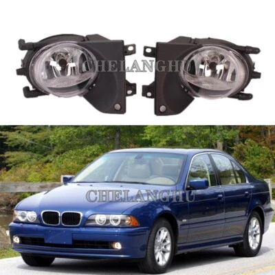 2pc For BMW E39 525i 530i 540i 2001 2002 2003 2004 Front Fog Light Lamp  Foto 1 de 4