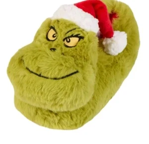 Zapatillas interiores The Grinch para hombre/mujer Navidad material superior/interior 100 % poliéster - Imagen 1 de 2