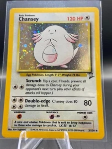 CHANSEY 3/130 POKEMON BASE SET 2 EN ENGLISH EX - Imagen 1 de 2