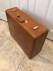 Samsonite Streamlite 23" Suitcase Luggage Brown Vintage Shwayder Bros No Keys - Picture 1 of 12