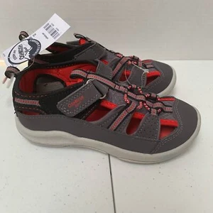 OshKosh B'Gosh Toddler Boys EVERPLAY Sandals Red Durable Washable Size 12 - Picture 1 of 5